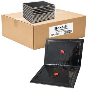 Ronada muizen en ratten lijmplanken zwart - Doos 100 stuks