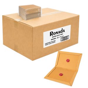Ronada muizen lijmplanken bruin - Doos 100 stuks
