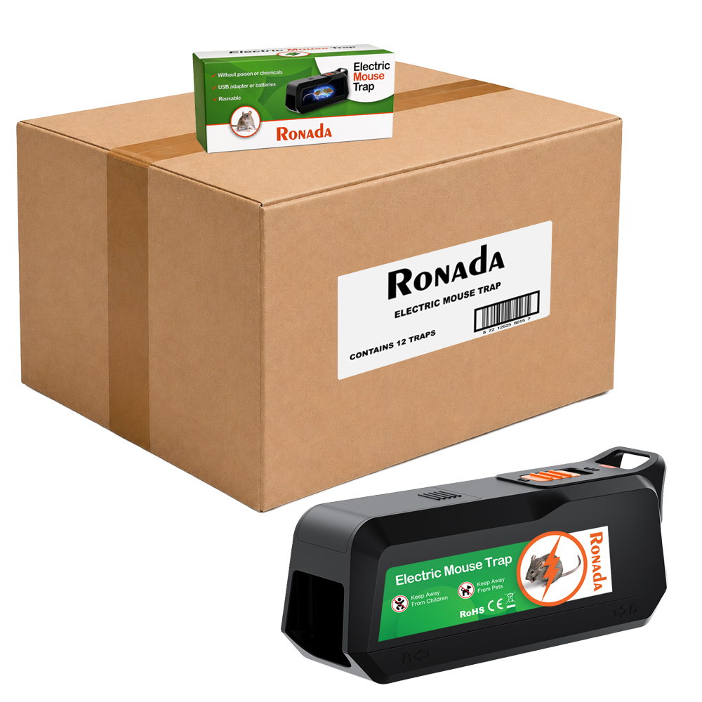 Ronada Elektrische muizenval - Doos 12 stuks