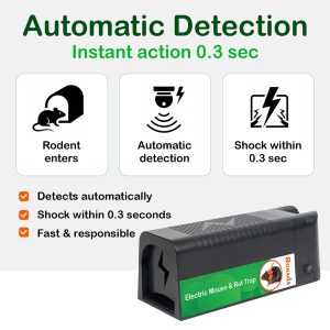Ronada Elektrische muizen en rattenval - Doos 12 stuks