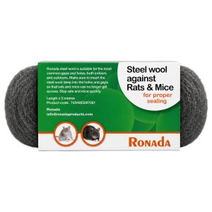 Ronada Staalwol tegen muizen en ratten - Doos 20 stuks