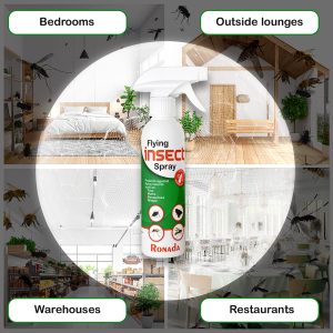 Ronada Vliegende Insecten Barrière Spray - Doos 12 stuks