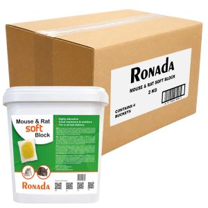 Ronada Muizen en Ratten Soft Block 2 kg - Doos 4 stuks