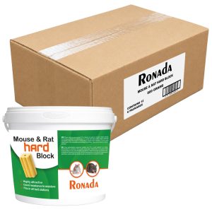 Ronada Muizen en Ratten Hard Block 600 gram - Doos 6 stuks