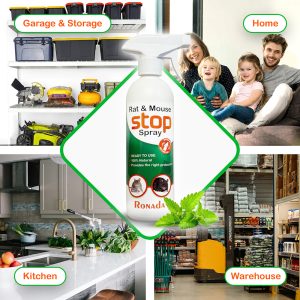 Ronada Muizen en Ratten Barrière Spray - Doos 12 stuks