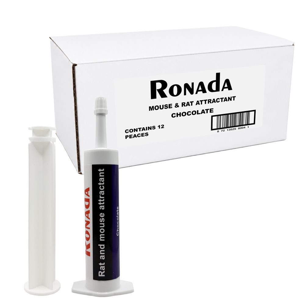 Ronada ratten en muizen lokstof Chocolade - Doos 12 stuks