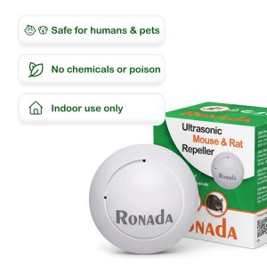 Ronada Ultrasone muizen en rattenverjager - Doos 12 stuks