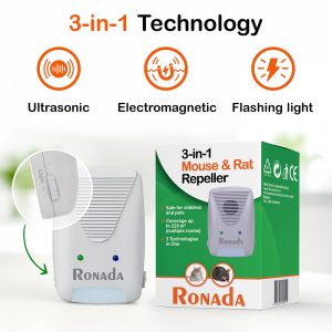 Ronada Muizen en rattenverjager (3 in 1) - Doos 12 stuks